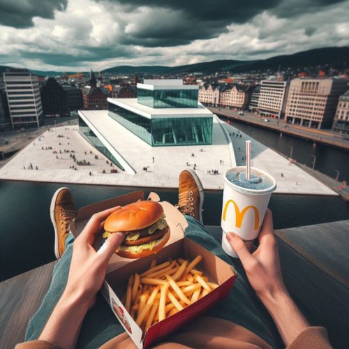 What is the price of a Big Mac Menu and a Whopper Menu in Norway ...