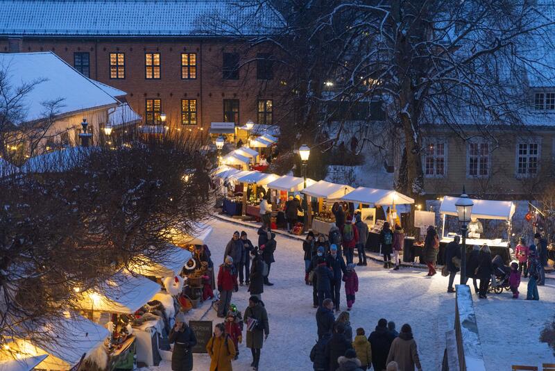 Karácsonyi vásár a Norsk Folkemuseumban
